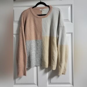 Andre - Womens Colorblock Sweater - 2X